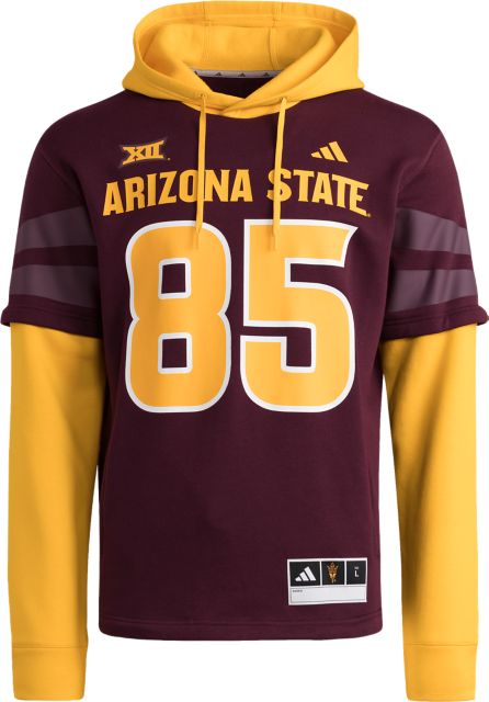 Arizona State University Sun Devils Football #85 Jersey Hooded Sweatshirt