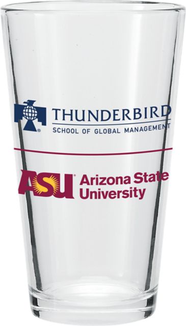 Arizona State University Thunderbird Pub Glass