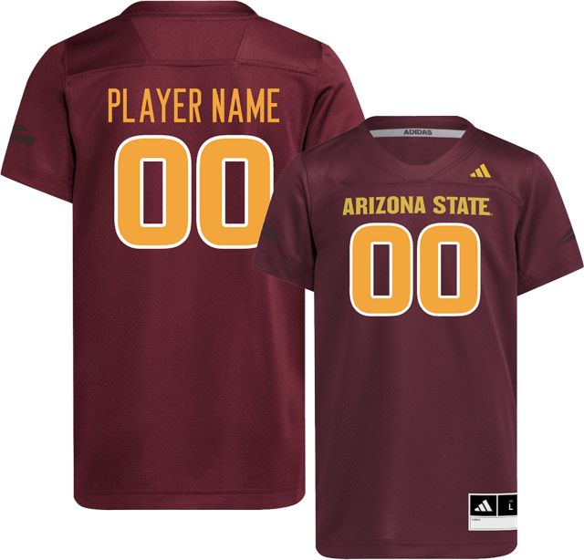 Arizona State University Football adidas Player Name Youth Replica Jersey