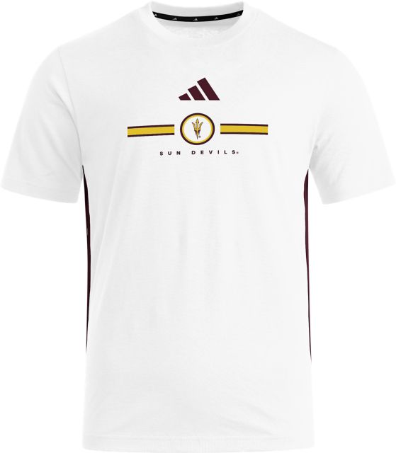 Arizona State University Sun Devils 3 Stripe Short Sleeve T-Shirt