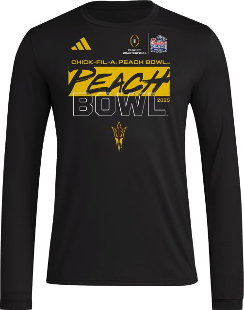 Arizona State Sun Devils NCAA Black Adidas Long Sleeve Athletic Shirt Mens 2XL shops