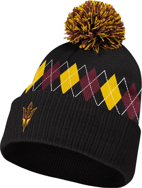 Arizona State University Sun Devils Cuffed Knit Pom Beanie