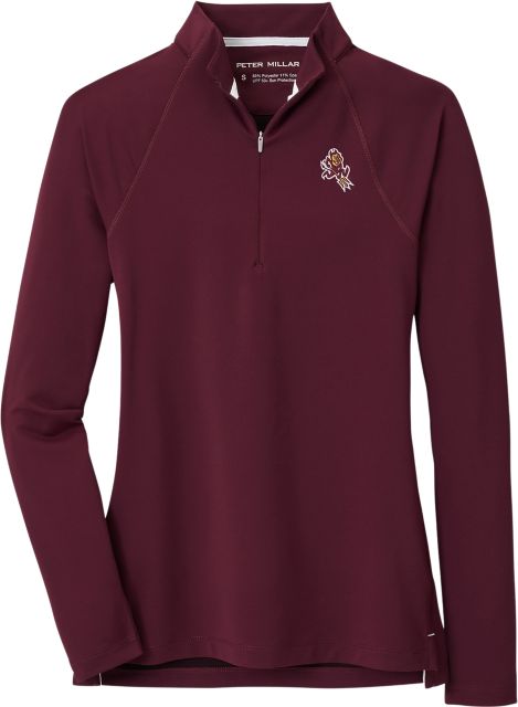Arizona State University Sun Devils Women's Raglan Sleeve Perth 1/4 Zip