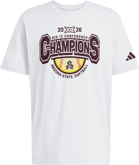 Arizona State University Softball 2026 Conference Champions Short Sleeve T-Shirt