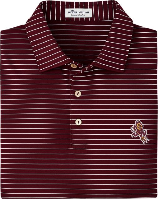 Men's Colosseum Black Arizona State Sun Devils Cameron Polo Size: Medium