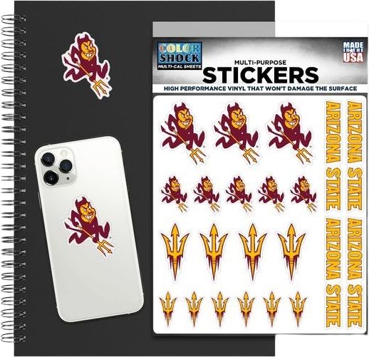Arizona State University Sticker Sheet