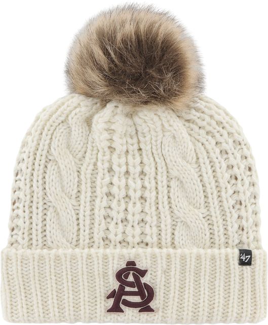 Arizona State University Women's Fur Pom Beanie
