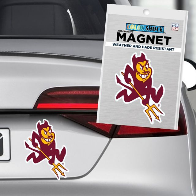 Arizona State University 6x6 Sun Devils Magnet