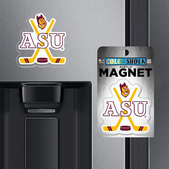 Arizona State University 7in Hockey Magnet