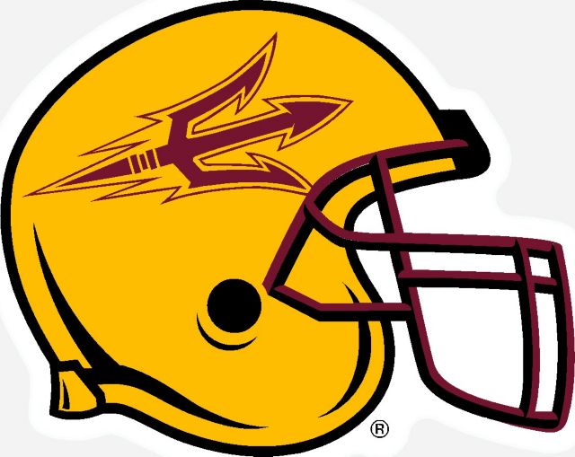 Arizona State University Football Helmet Mini Magnet