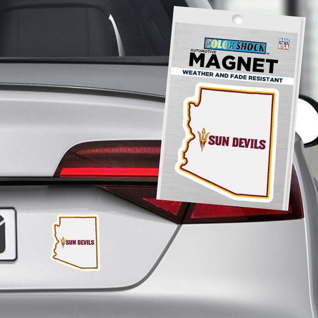 Arizona State University 4x4 Sun Devils Magnet