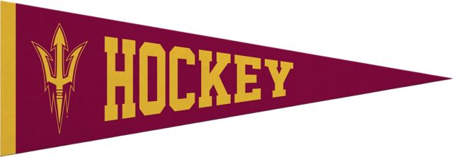 Arizona State University Hockey 5x15 Pennant