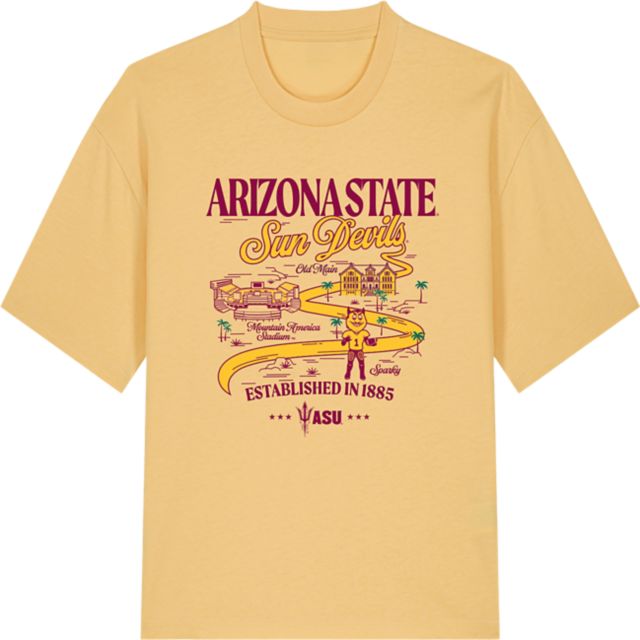 Arizona State University Sun Devils Women's Oversized Short Sleeve T-Shirt