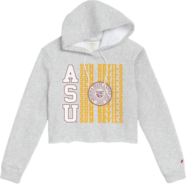 Arizona State University Women's 1636 Cropped Hooded Sweatshirt - ONLINE ONLY