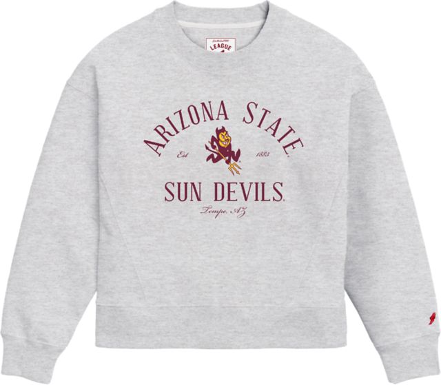 Arizona State University Sun Devils Women's Boxy Crewneck Sweatshirt