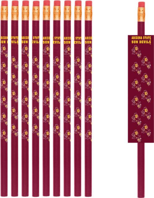 Arizona State University 10 Count #2 Pencils