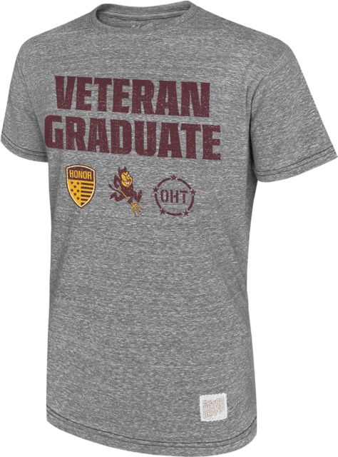 Arizona State University Veteran Graduate Triblend Short Sleeve T-Shirt