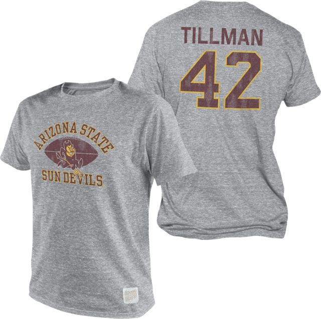 Arizona State University Pat Tillman #42 Tri-Blend T-Shirt: Arizona State  University