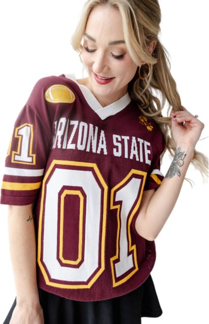 Arizona State University Women's Football Jersey Sweater
