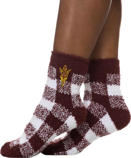 Arizona State University Buffalo Check Socks
