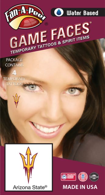 Arizona State University Tattoo - 4 Pack