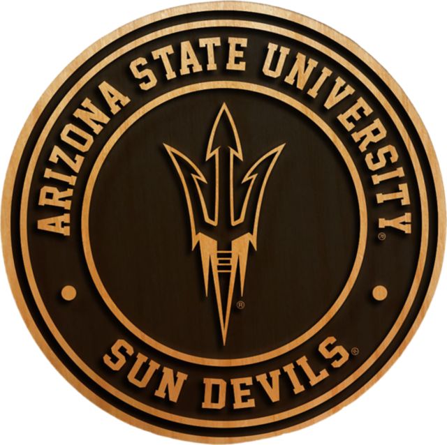 Arizona State University Alder Wood Coaster