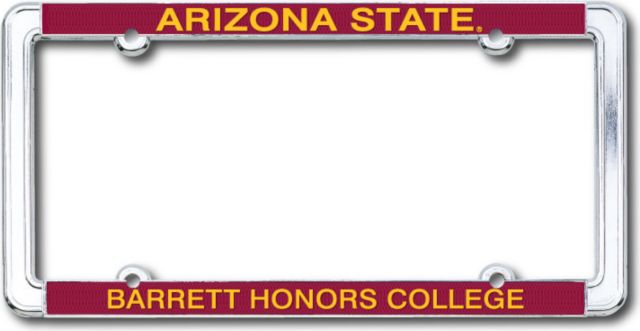 Arizona State University Barrett, The Honors College License Plate Frame
