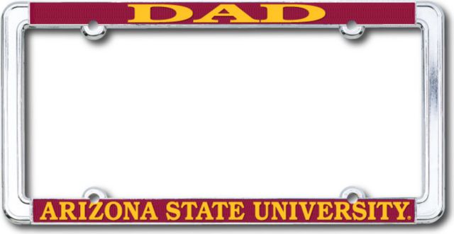 Arizona State University Dad License Plate Frame
