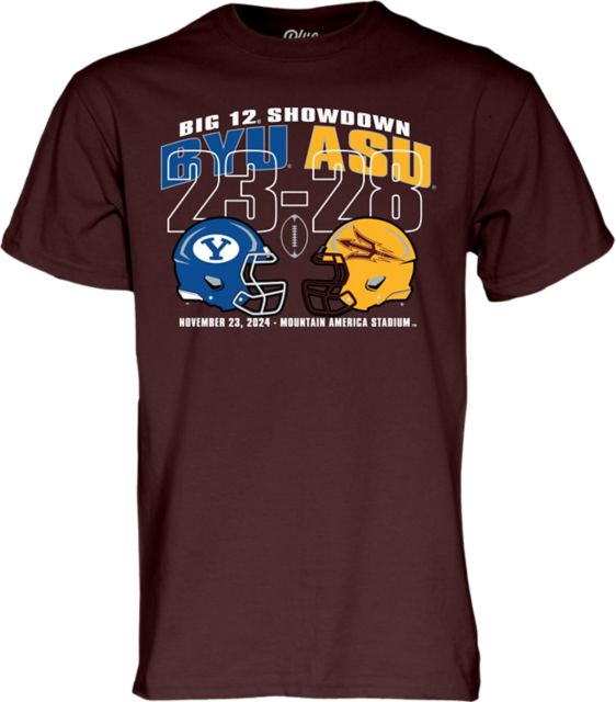 Arizona State University Football 2024 BYU Victory Score Short Sleeve T-Shirt