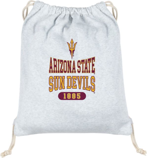 Arizona State University Sun Devils Sweatshirt Drawstring Bag