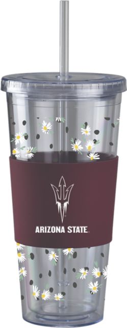 Arizona State University Acrylic Tumbler with Straw