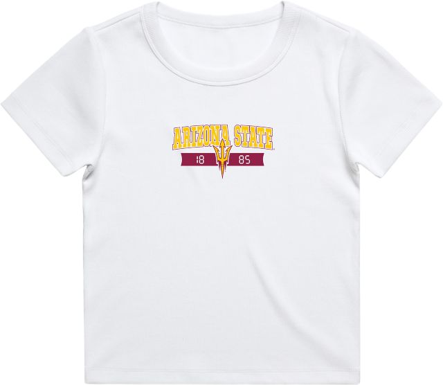 Arizona State University Sun Devils Ribbed Short Sleeve T