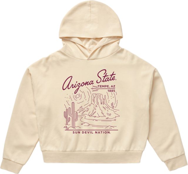 Arizona State University Women's Washed Hooded Sweatshirt