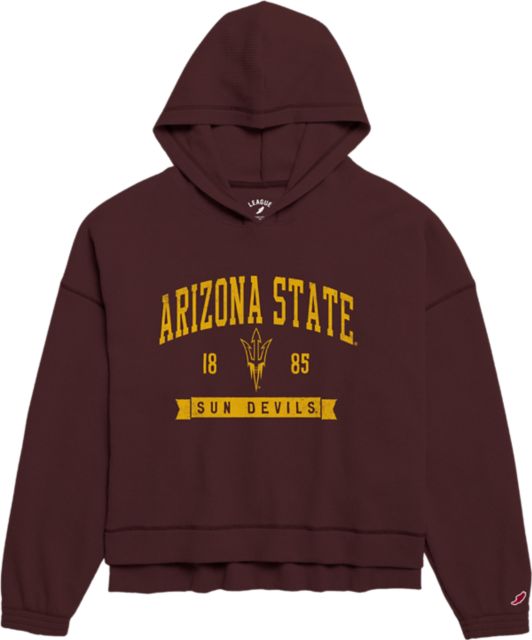 Arizona State University Sun Devils Women's Waffle Hooded Sweatshirt
