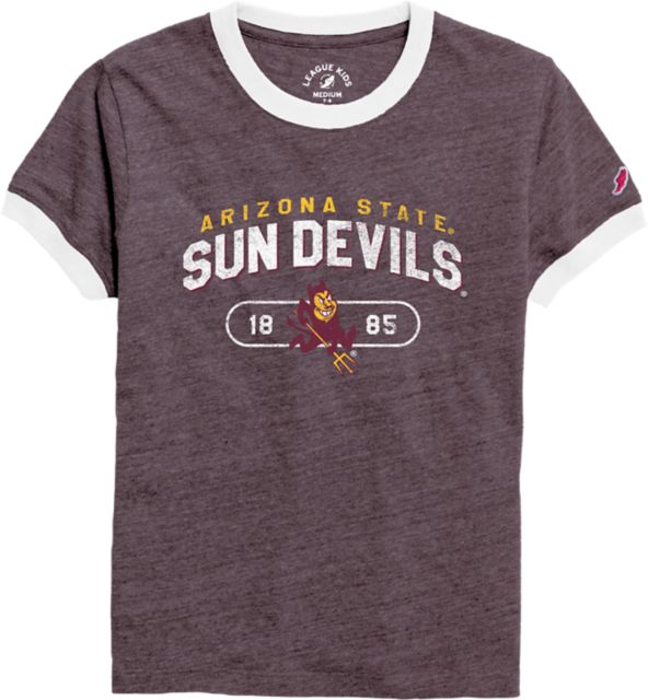 Arizona State University Sun Devils Youth Ringer Short Sleeve T-Shirt