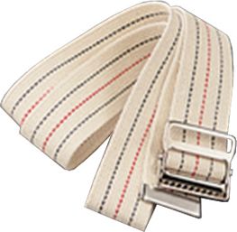 60 Inch Cotton Gait Belt with Metal Buckle
