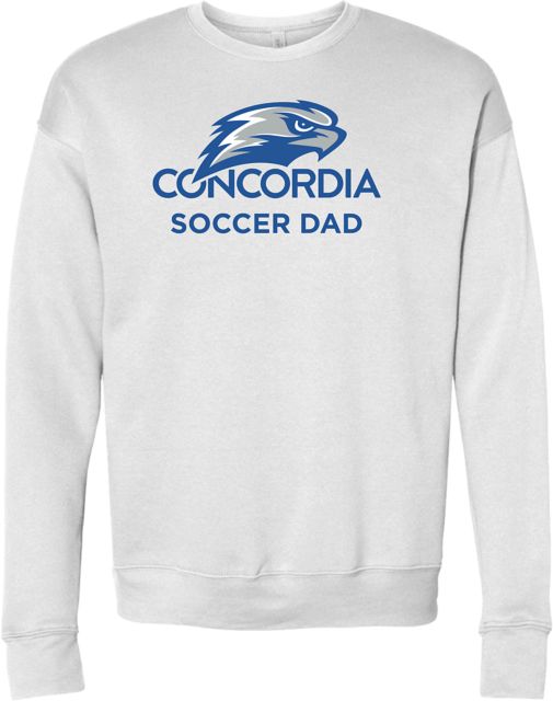Concordia University Wisconsin Falcons Soccer Dad Crewneck Sweatshirt