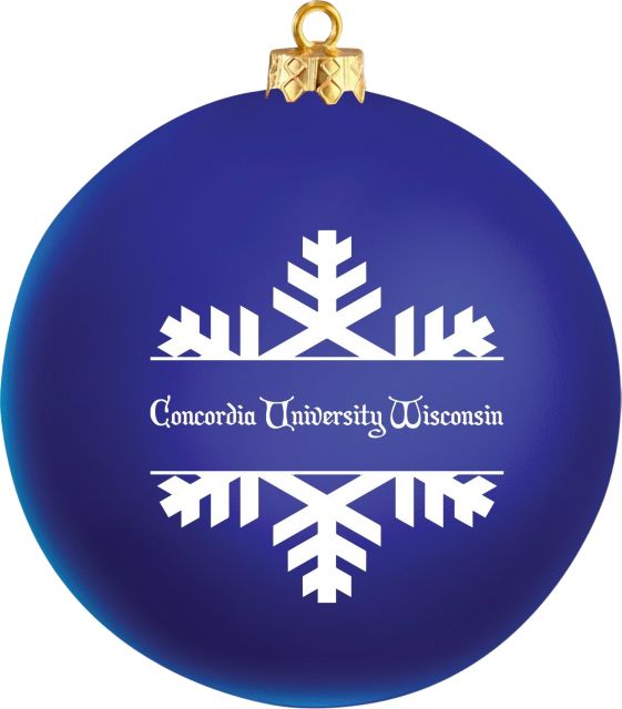 Concordia University Wisconsin Shatterproof Round Ornament