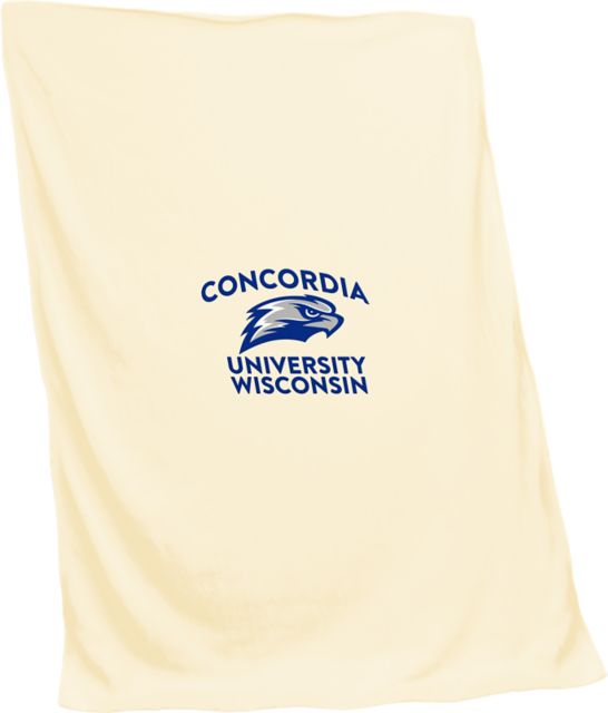 Concordia University Wisconsin 84 x 54 Sweatshirt Blanket