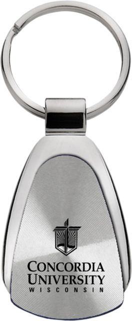 Concordia University Wisconsin Teardrop Key Tag