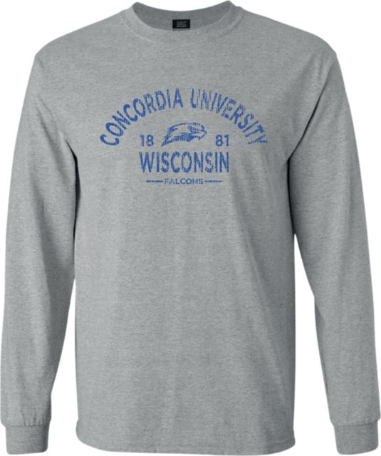 Concordia University Wisconsin Falcons Long Sleeve T-Shirt