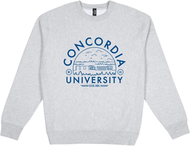 Concordia University Wisconsin Premium Heavyweight Pullover Fleece Crewneck - ONLINE ONLY