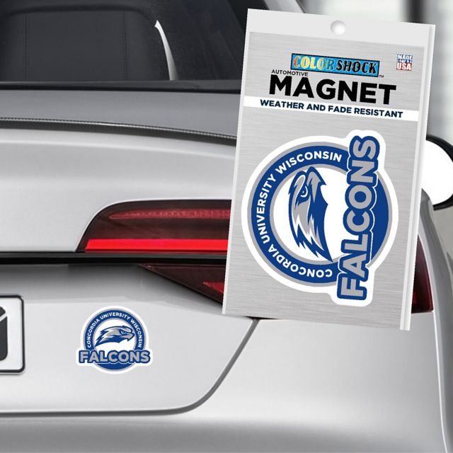 Concordia University Wisconsin Falcons 4'' x 4'' Magnet