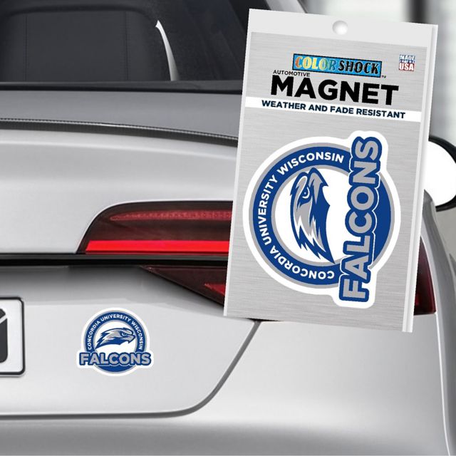 Concordia University Wisconsin Falcons 4x4 Magnet