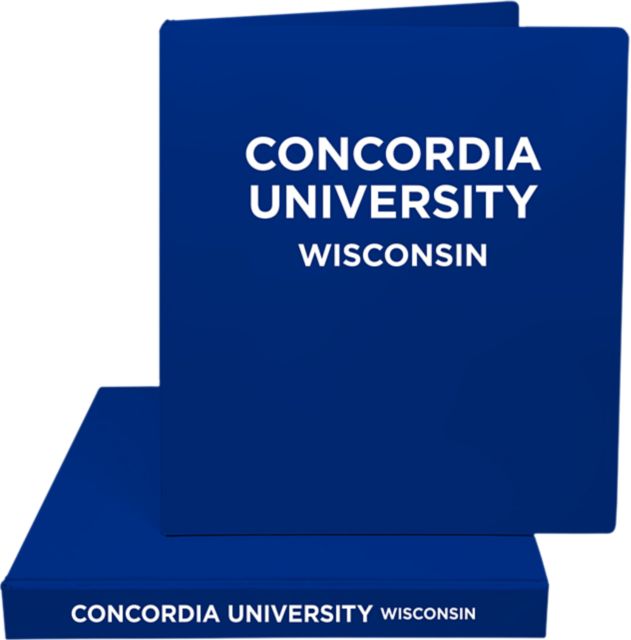 Concordia University Wisconsin 1'' Vinyl Binder