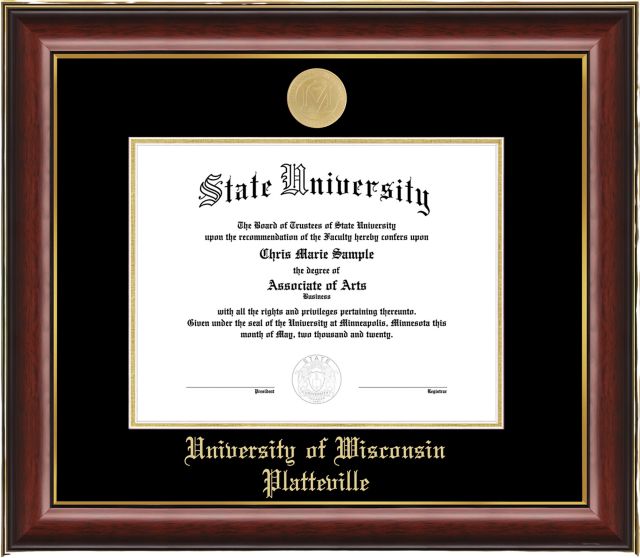 University of Wisconsin - Platteville 8 x 10 Diploma Frame