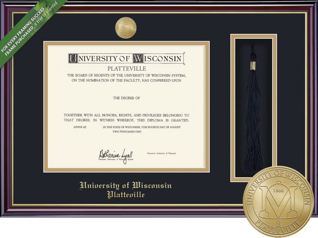 University of Wisconsin - Platteville 8'' x 10'' Windsor Diploma Frame