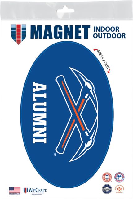 University of Wisconsin - Platteville 3.5x5.5 Macot Alumni Magnet