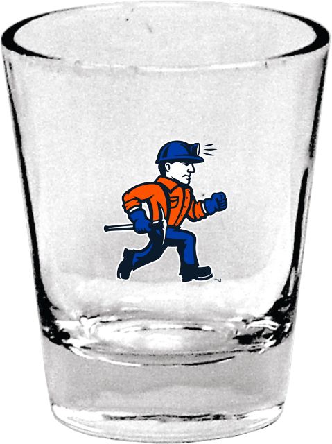 University of Wisconsin - Platteville Pioneers 1.5 oz. Collector's Glass