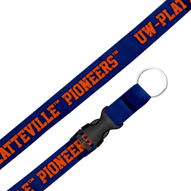 University of Wisconsin - Platteville 3-4'' Woven Lanyard